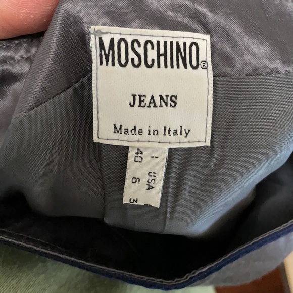 Vintage Moschino Jeans Lace Skirt Size 6 | Made in Italy Y2K Designer - Picture 4 of 4